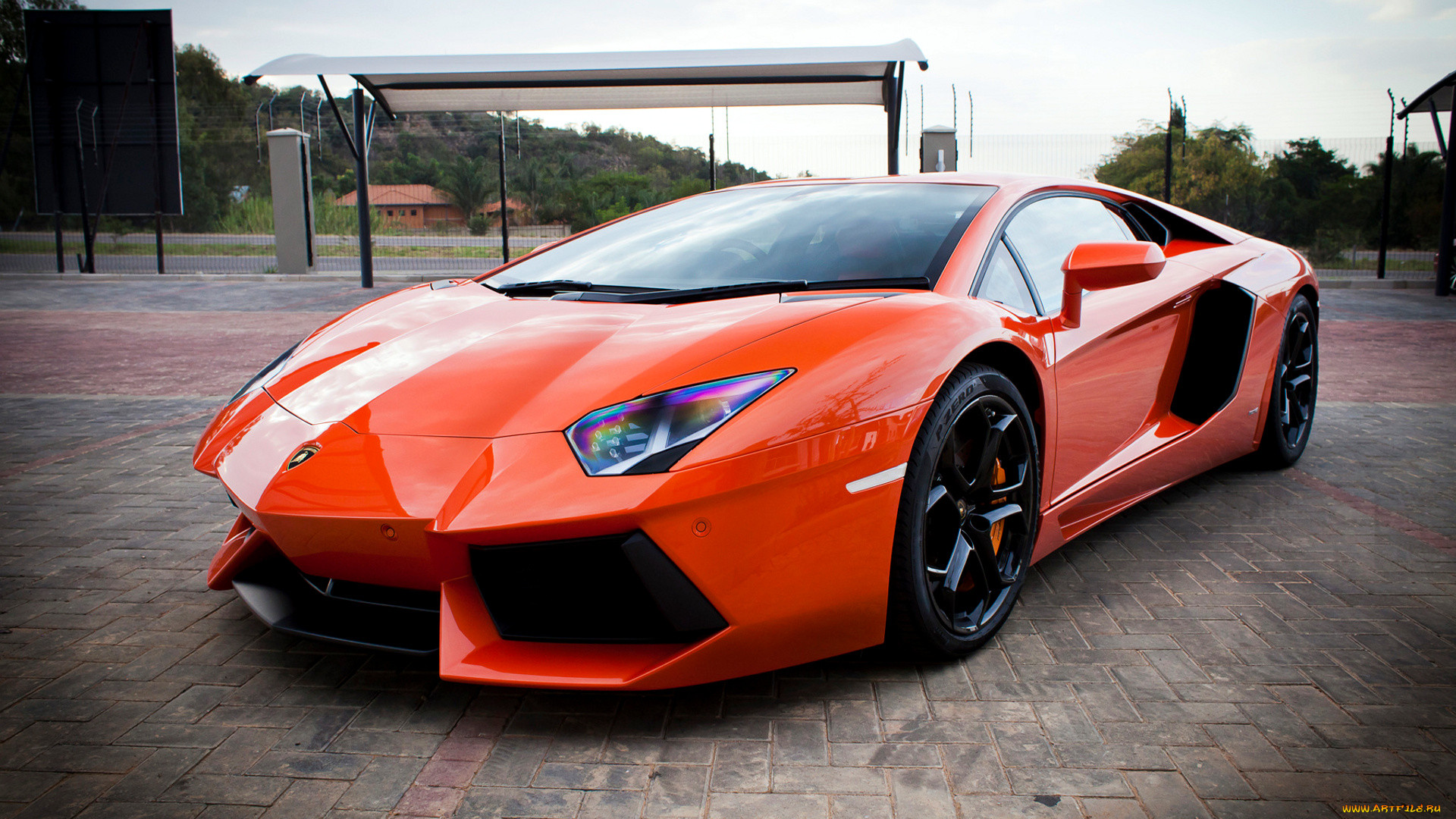 Lamborghini Aventador lp700 Orange